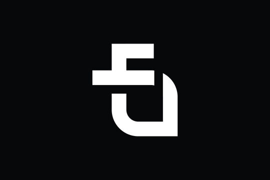  letter fj logo vector design template