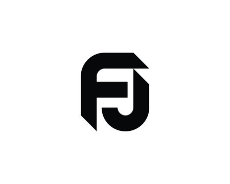 FJ logo Design. FJ
