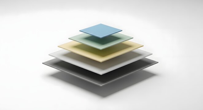 Minimalist stacked rectangles virtualization hypervisor layers container orchestration abstraction