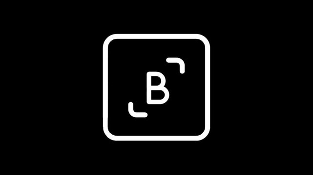 Periodic table element symbol B for Boron with atomic number 5 and three dots