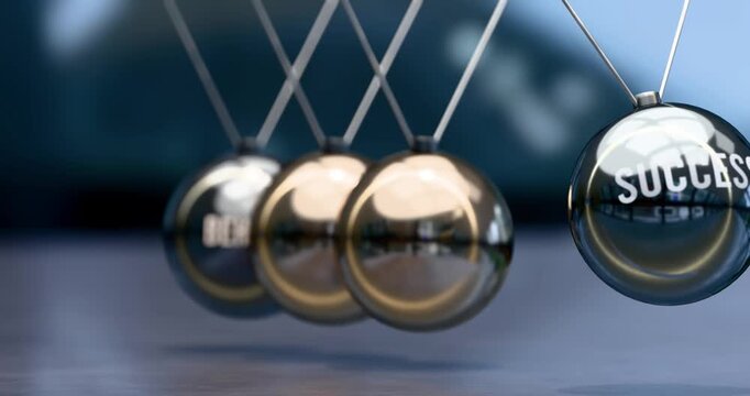 Success is created by behavior. Elegant metaphor for behavior leading to success. Mutual and self inforcing link between behavior and success. No AI, created by humans for humans.