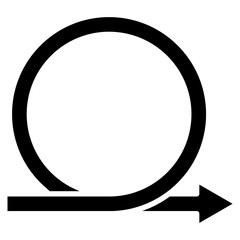 Fototapeta premium URL Redirect Loop Icon