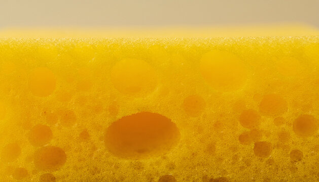 macro close-up of protective packaging foam with dense microcell structure, EVA foam