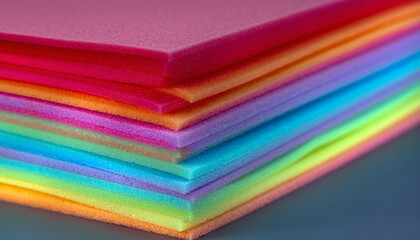 macro close-up of protective packaging foam with dense microcell structure, EVA foam