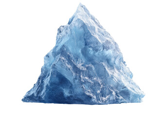 Obraz premium Iceberg's Majesty: A solitary, colossal iceberg, sculpted by the relentless forces of nature, floats gracefully. Its crystalline structure shimmers.