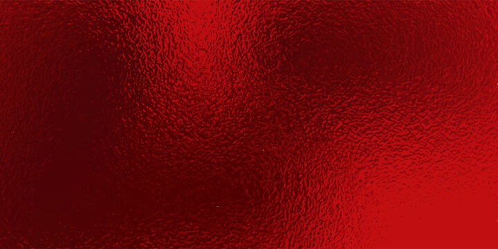 Vector red foil texture background. Abstract gradient bright and shiny light reflection rough texture surface. Vector illustration