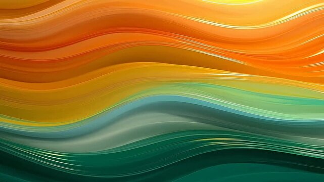 Digital technology green gold gradient abstract  background