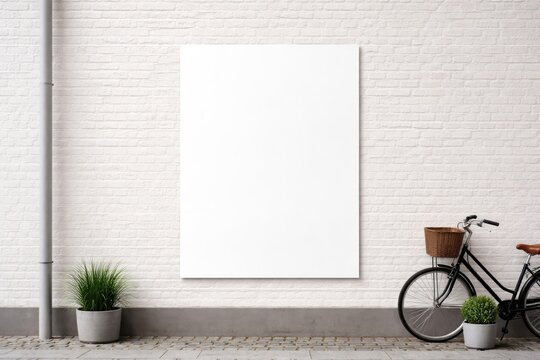 Blank canvas bicycle urban simplicity