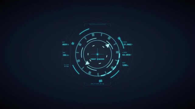 Digital control panel interface with blue glowing elements  