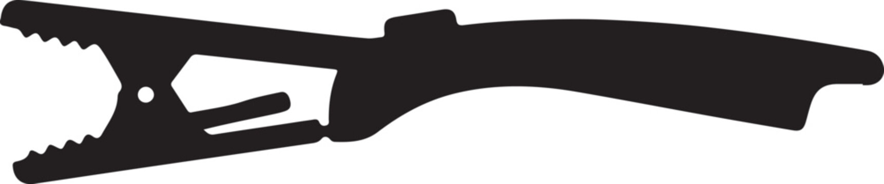 Detachable clip-on pot handle icon