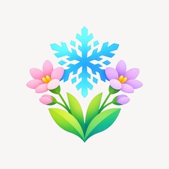 Fototapeta premium Seasonal contrast floral design