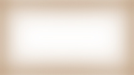 Fototapeta premium Gradient background with white center and beige edges transparent background