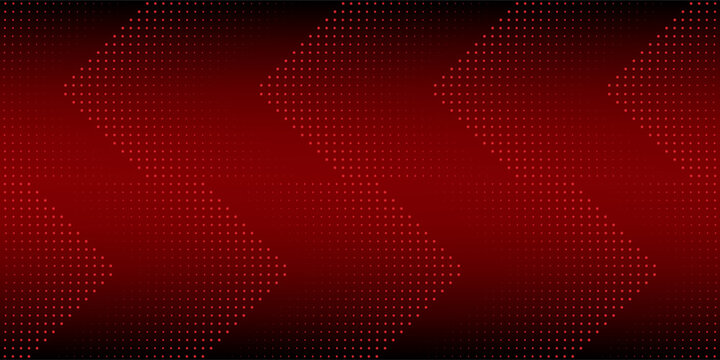 3D red techno abstract background overlap layer on dark space with glowing dots shape decoration. Modern graphic design element dotted line style concept for banners, flyer, card, or brochure cover