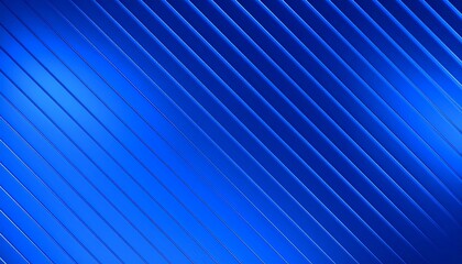 Obraz premium 3d render. Abstract minimalist geometric background. Metallic texture illuminated with blue neon light. Ribbed glass wallpaper