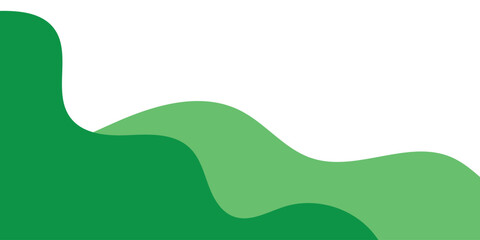 Fototapeta premium abstract creative green organic shape background design.