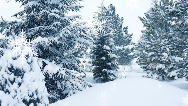 Happy New Year greeting text particles and sparks sky with colored slow motion on background, beautiful ...