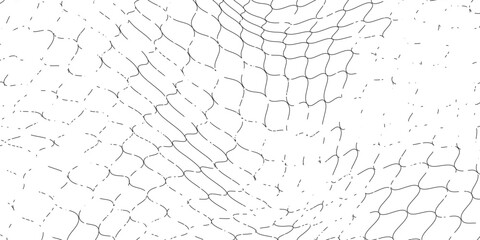 Grunge net pattern. Seamless design for sportswear or equipment like soccer goals, volleyball abstract modern art © AiskaZahratus
