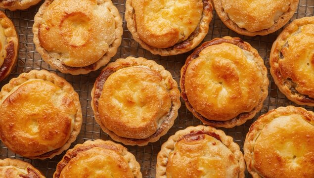 Kourou cheese pastries; small puff pies
