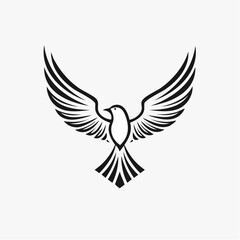 Obraz premium Peaceful Dove with Outstretched Wings Symbolizing Hope and Freedom