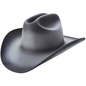 A stylish black cowboy hat with a wide brim and a classic design