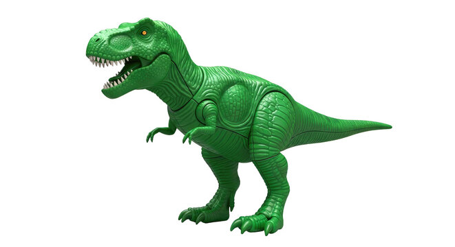 Green Realistic Toy Tyrannosaurus Rex Dinosaur