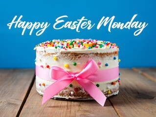 Celebrating easter monday with a delightful cake
