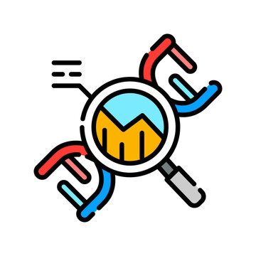 Prognostic Biomarker Icon Professional UI Symbol for Disease Outcome