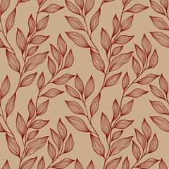 Fototapeta premium tropical and floral botanical background and wallpaper pattern