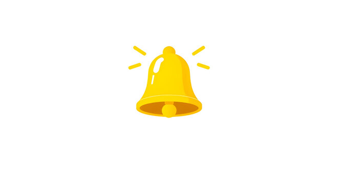 bell, golden, gold, metal, ring, ringing, chime, jingle, sound, alarm, notification, alert, symbol, icon, sign, illustration, vector, clipart, isolated, design, graphic, shiny, sparkle, bright, decora