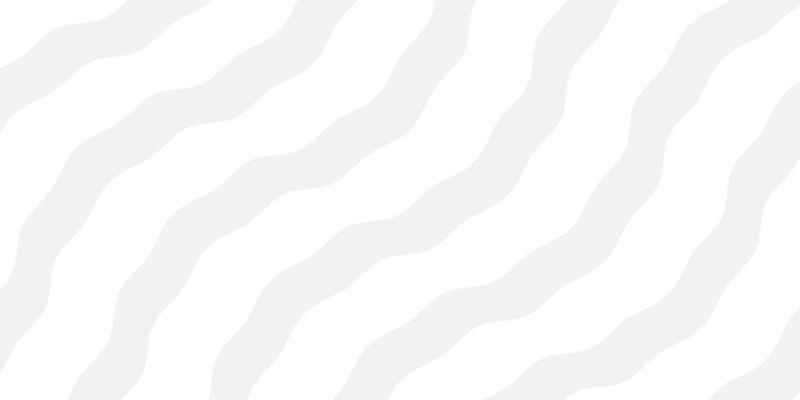Abstract background with thick waves lines. Seamless stripes diagonal gray line vector elegant white abstract transparent background. Curvy lines stripes. Simple minimal diagonal lines pattern. 