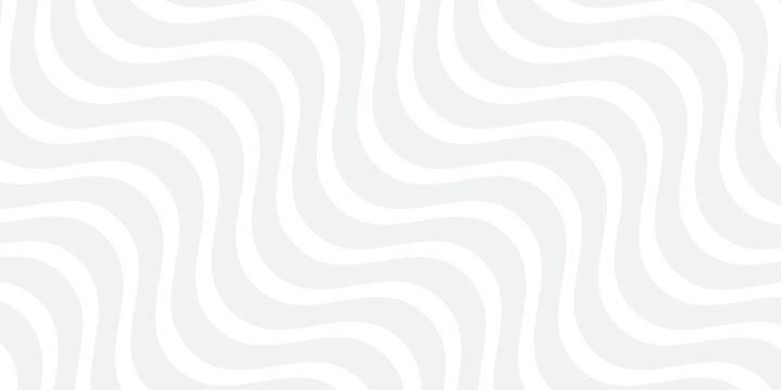 Abstract background with thick waves lines. Seamless stripes diagonal gray line vector elegant white abstract transparent background. Curvy lines stripes. Simple minimal diagonal lines pattern. 