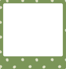 Fototapeta premium Simple cute photo frame 