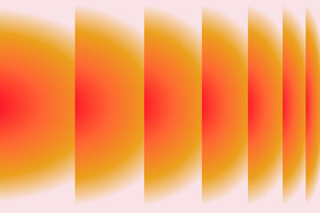 Plakat Vector illustration collection - trendy abstract creative minimalist prints and compositions with bright gradient colors - design templates for social media posts and stories, posters and banners