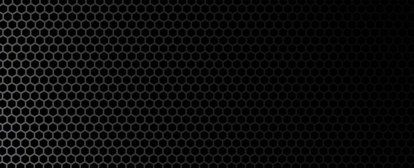 Black metal texture steel background. Perforated sheet metal. vector illustration