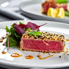 Thunfischsteak mit Sesamkruste