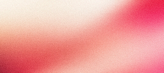 Pink orange red grainy gradient background, abstract blurred noise texture shape on light backdrop for header, poster, banner, wallpaper design