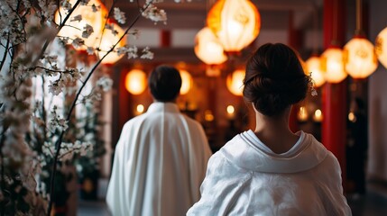 Fototapeta premium 和風結婚式