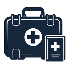 Obraz premium first aid box ( P3K ) vector illustration