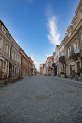 Fototapeta premium Historic old town of Sandomierz in Poland with medieval architecture and famous landmarks, popular tourist destination in Central Europe.