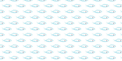 Fish Symbol Seamless Pattern background