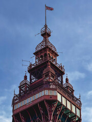 Fototapeta premium The Blackpool Tower in Blackpool, UK.