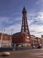 Fototapeta premium The Blackpool Tower in Blackpool, UK.