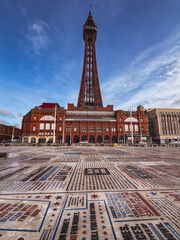 Fototapeta premium The Blackpool Tower in Blackpool, UK.
