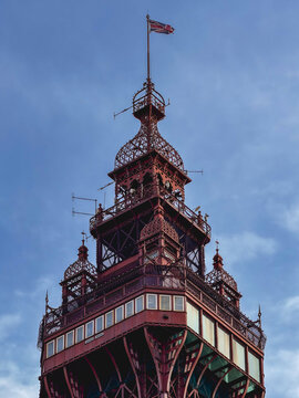 The Blackpool Tower in Blackpool, UK.