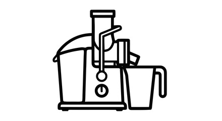 Fototapeta premium Juicer kitchen appliance icon