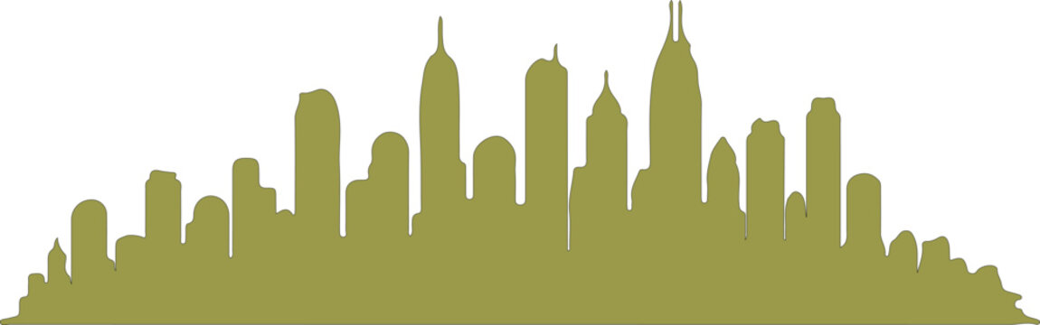 Colorful Silhouettes of Business People in Various Poses 1