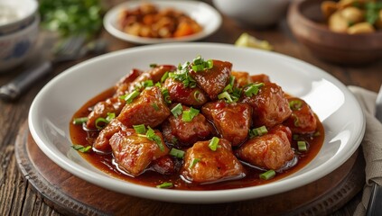 Fototapeta premium Soy and vinegar-braised pork