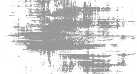 Obraz premium Gray distressed texture with horizontal and vertical brush strokes on white background grunge