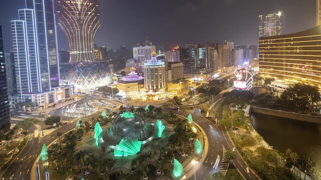 amazing macau skyline from a unique high vantage point