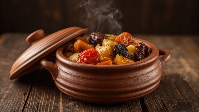 Fire hose arranged on the wet red deck, near safety signs, highlighting marine firefighting preparedness